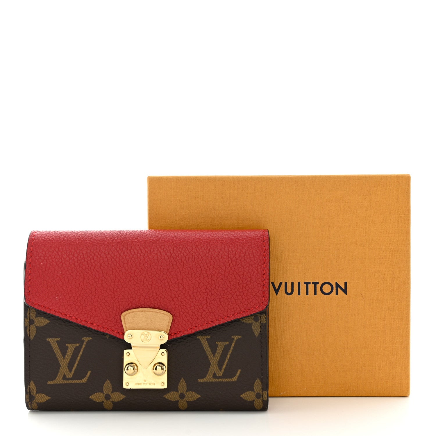 Louis Vuitton Monogram Pallas Compact Wallet NM Cerise 9 of 9