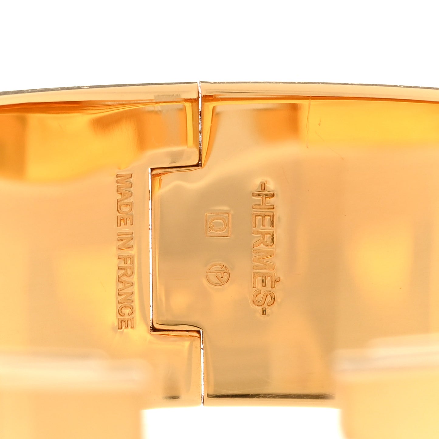 Enamel Wide Clic Clac H Bracelet GM Bleu Royal