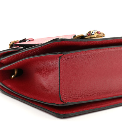 Gucci GG Supreme Monogram Small Queen Margaret Top Handle Bag Red 9 of 10
