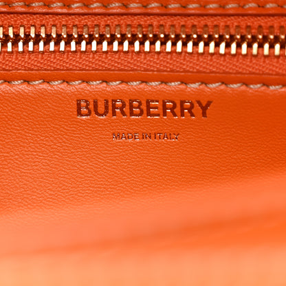 Burberry Canvas Calfskin Small TB Bag Orange 6 of 10