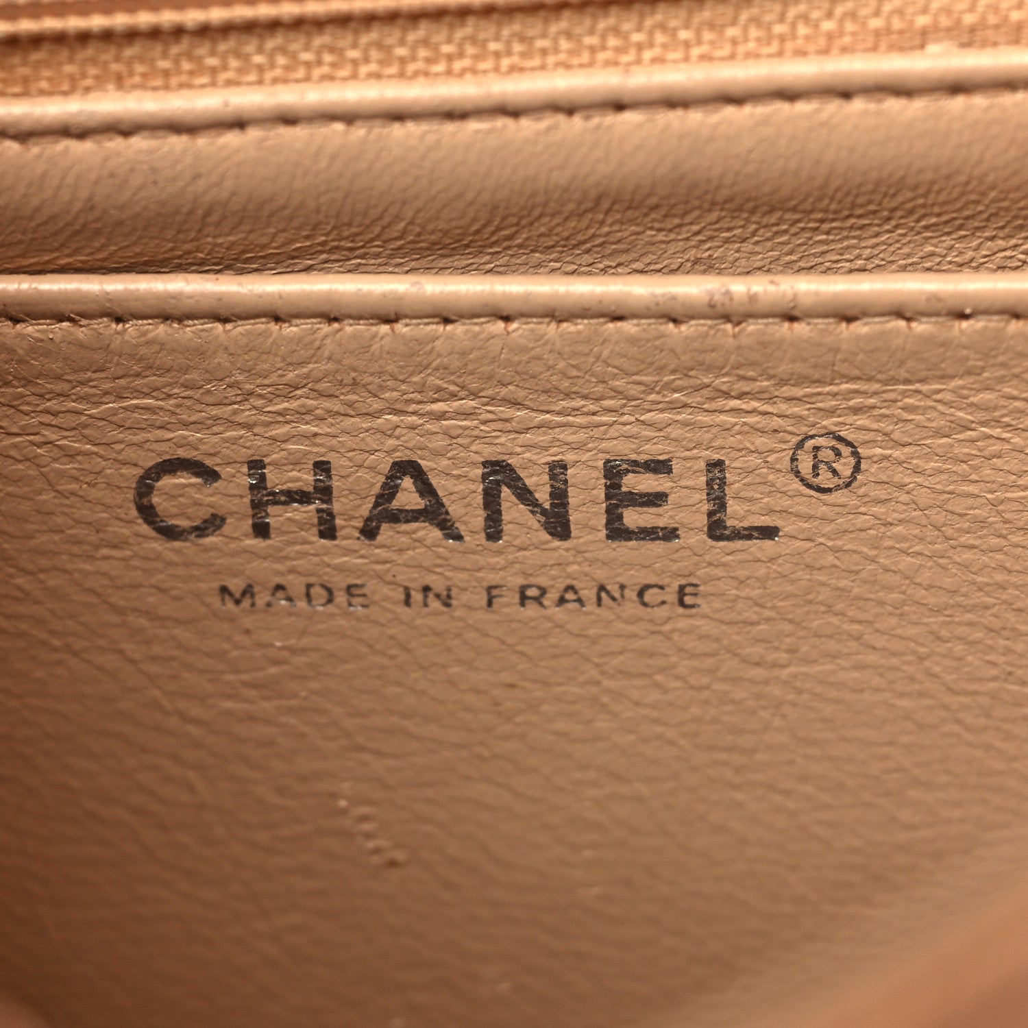 Chanel Caviar Quilted Mini Square Flap Beige 6 of 10