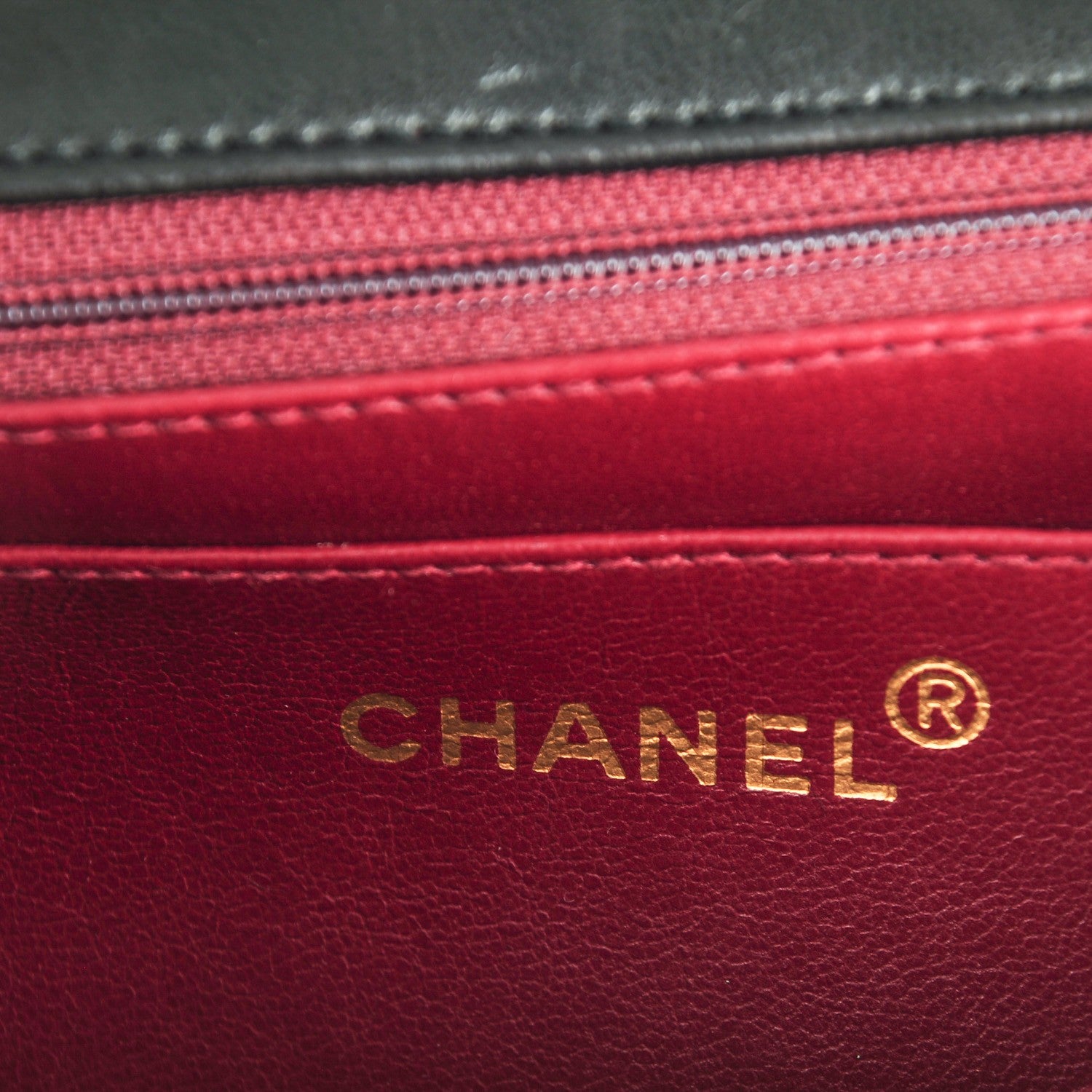 Chanel Lambskin Quilted Mini Square Flap Black 7 of 9