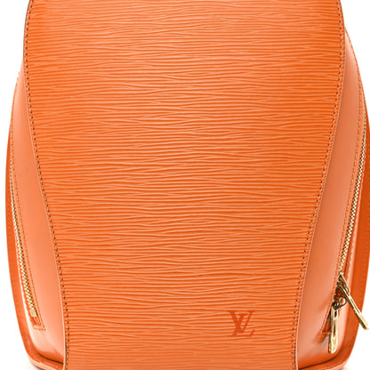 Louis Vuitton Epi Mabillon Backpack Mandarin 8 of 27