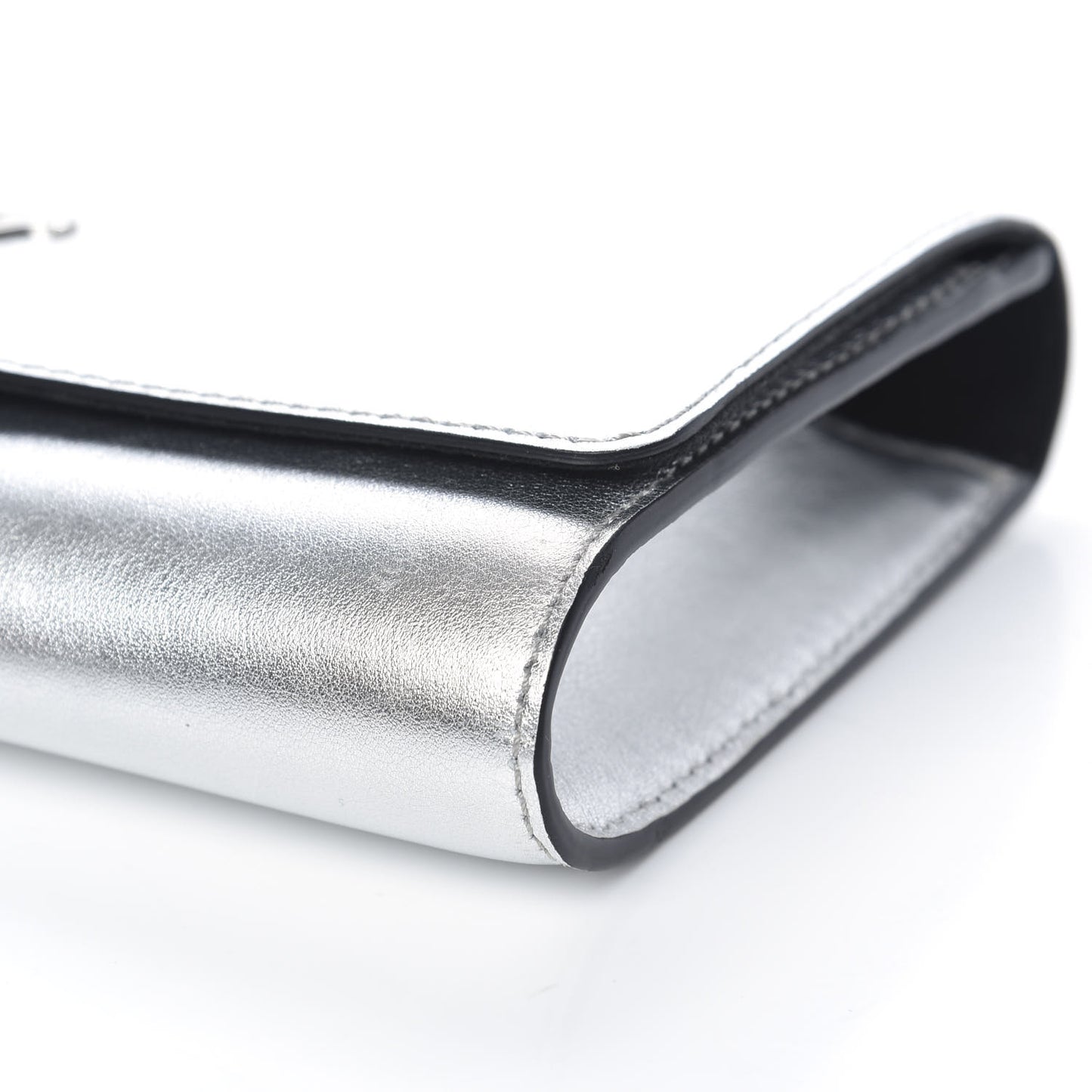 Calfskin Neo Sobe Louise EW Clutch Silver