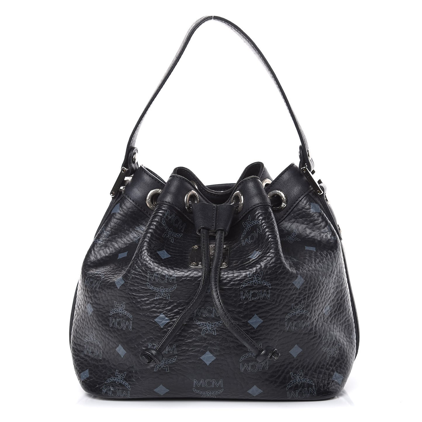 Visetos Essential Drawstring Bucket Bag Black