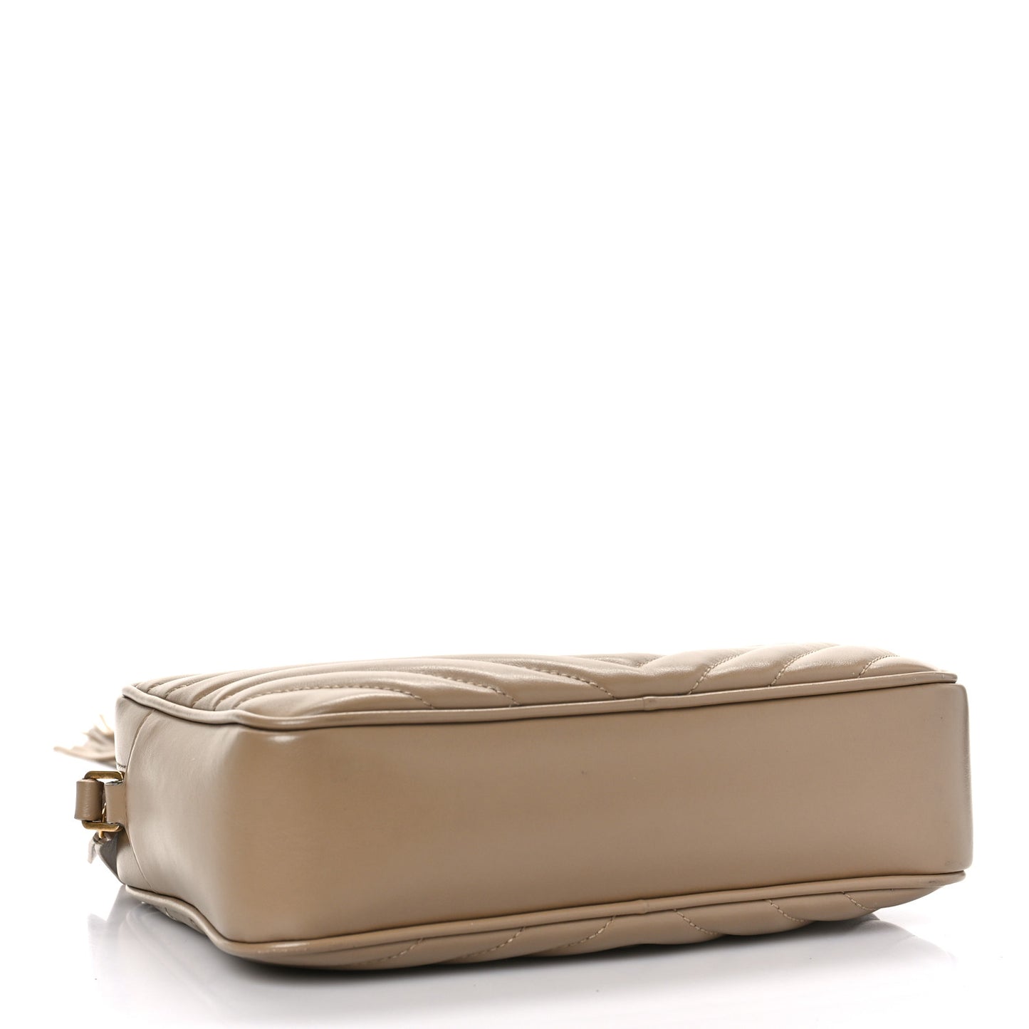 Calfskin Matelasse Monogram Lou Camera Bag Dark Beige