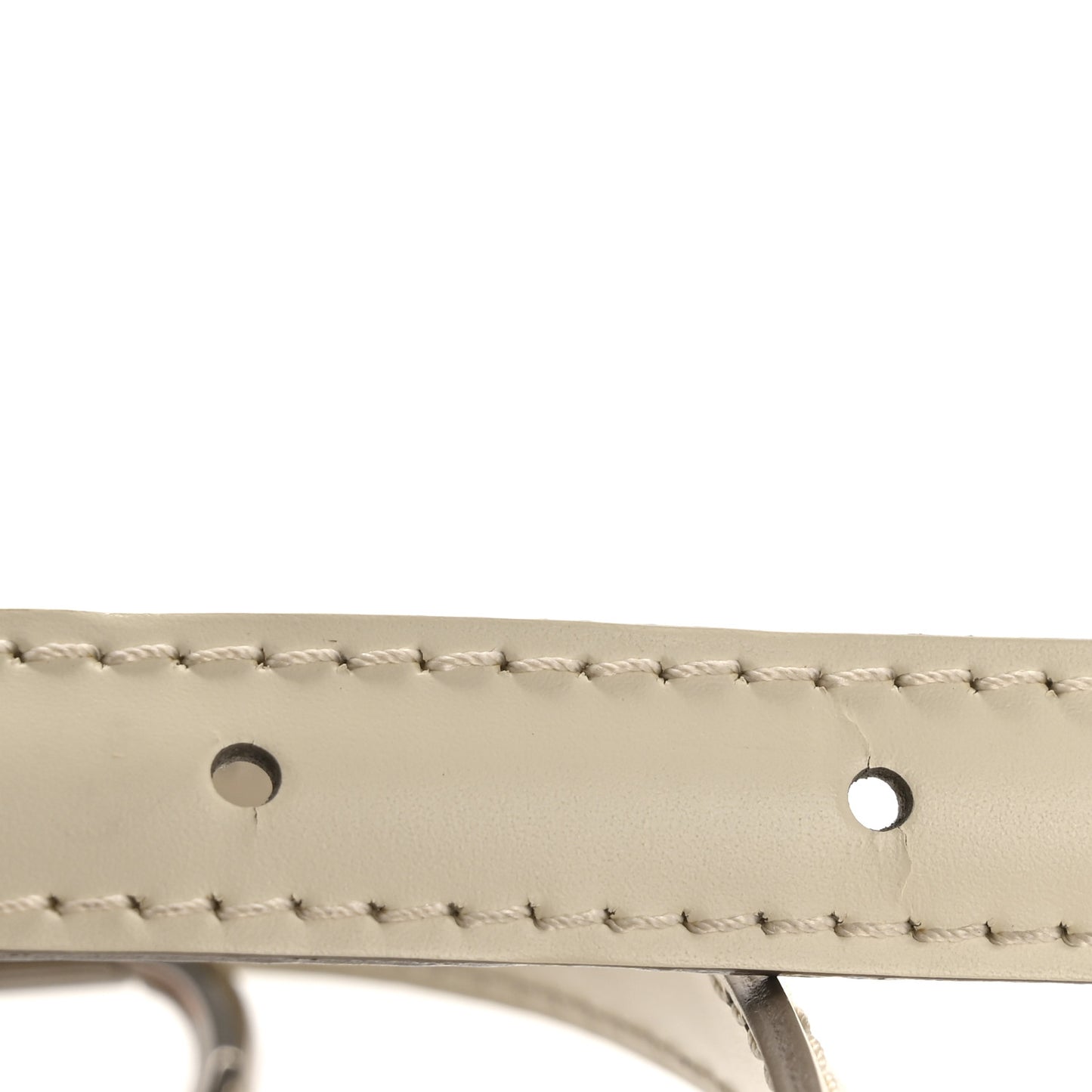 Calfskin 16mm Adjustable Shoulder Strap Ivory