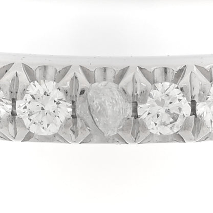 Tiffany Platinum Diamond Soleste Full Eternity Band Ring 50 5.25 5 of 6