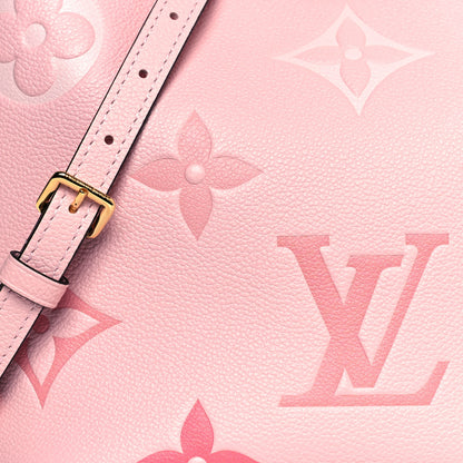 Louis Vuitton Empreinte Monogram Giant By The Pool Marshmallow Hobo PM Bouton De Rose 8 of 11