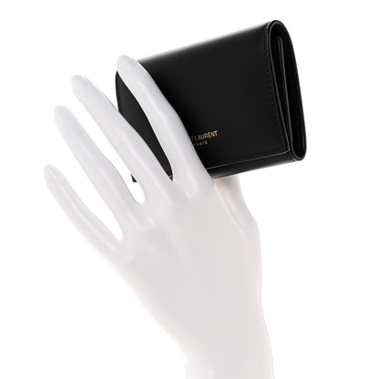 Saint Laurent Calfskin Key Holder Pouch Black 2 of 8