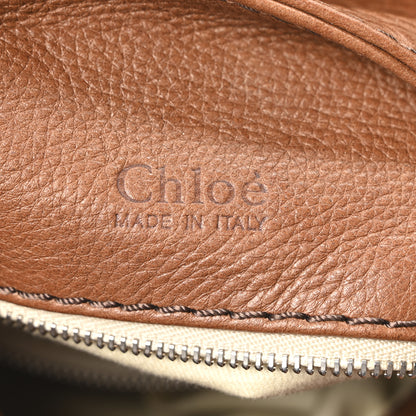 Chloe Grained Calfskin Paddington Tote Tan 6 of 10
