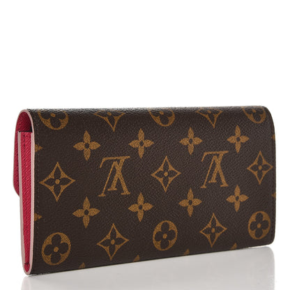 Louis Vuitton Monogram Bloom Flower Emilie Wallet 3 of 7