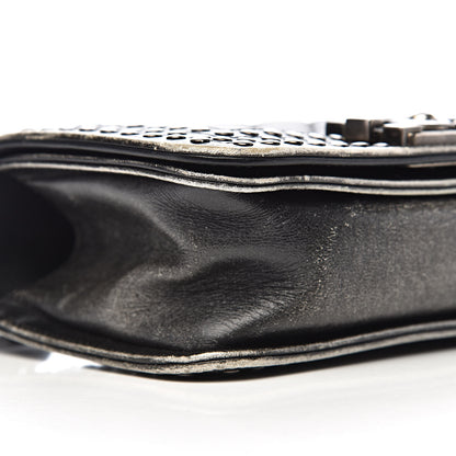 Chanel Faded Calfskin Quilted Small Studded Boy Flap Grey 10 of 13