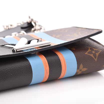 Louis Vuitton Monogram Stripe Twist Chain Wallet 8 of 8