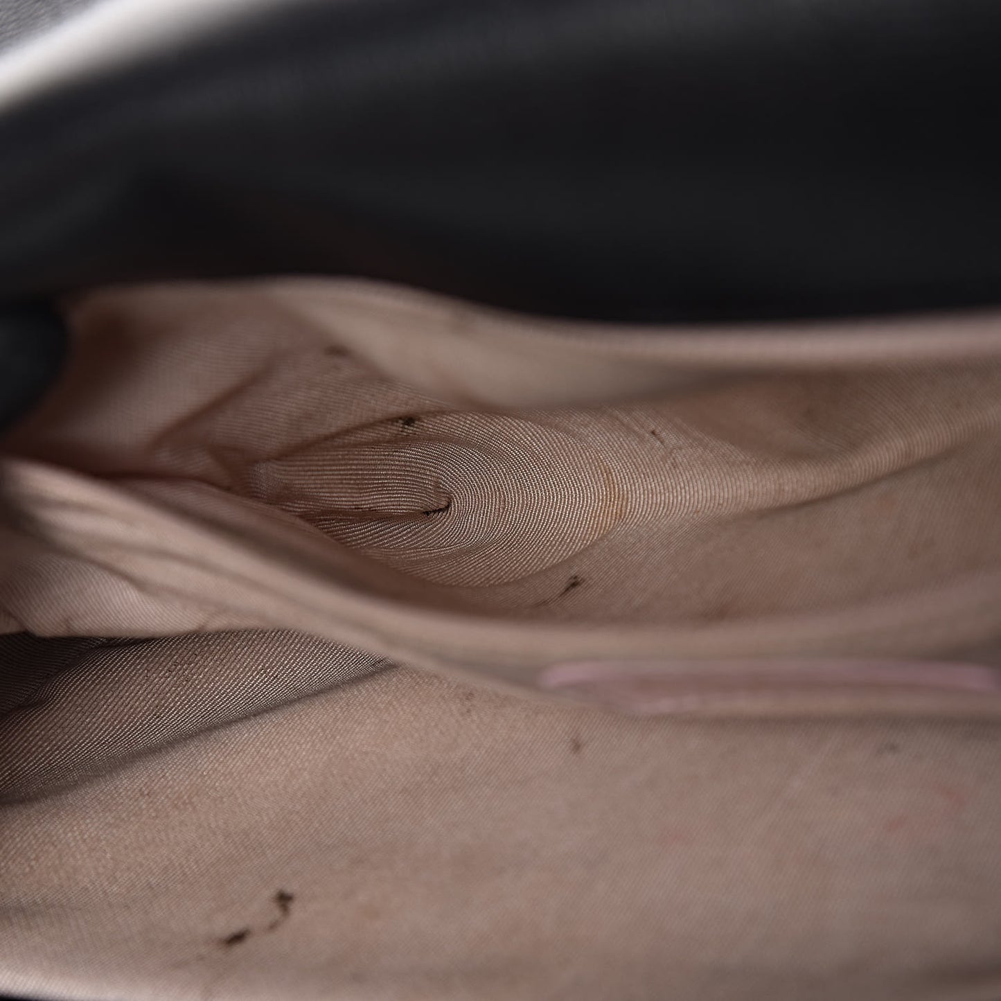 Caviar Quilted Large Studded Flap Black