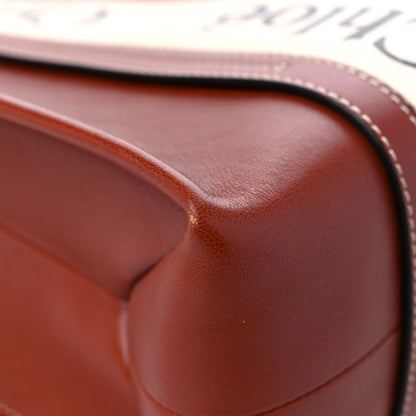 Chloe Calfskin Medium Woody Ribbon Tote Sepia Brown 9 of 12
