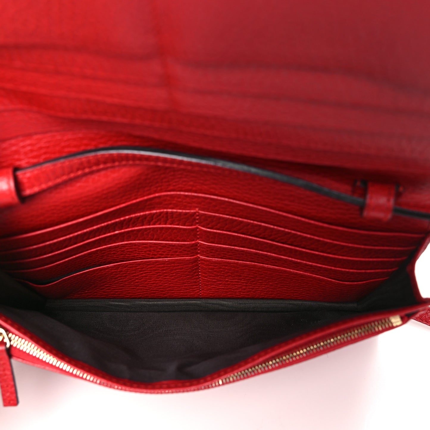 Dollar Calfskin Mini Swing Wallet Bag Oxidation