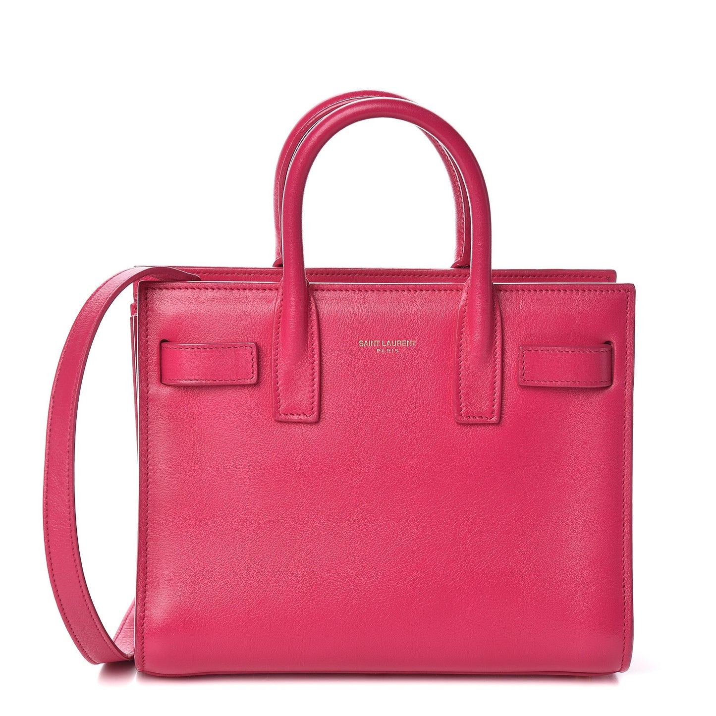 Calfskin Nano Sac De Jour Bubblegum