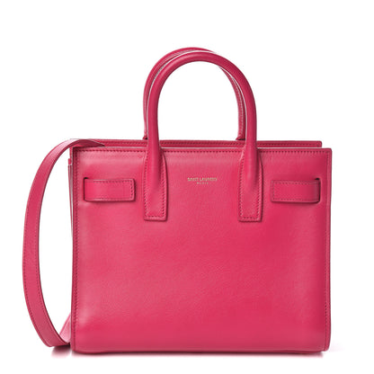 Saint Laurent Calfskin Nano Sac De Jour Bubblegum 1 of 11