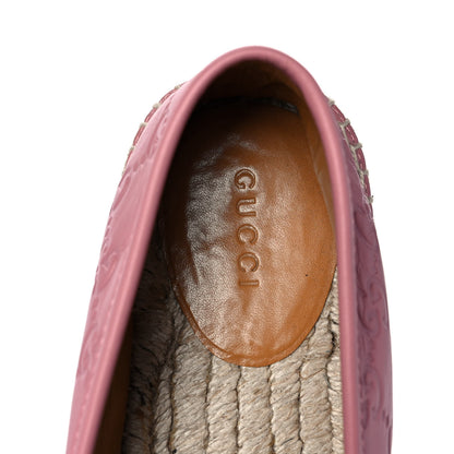 Gucci Guccissima Signature Espadrilles 37 Rose Baby Candy 7 of 8