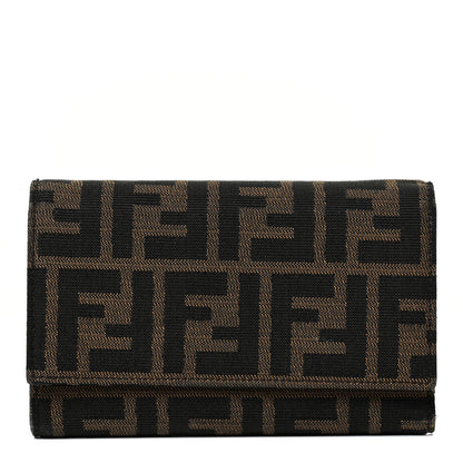 Fendi Zucca Wallet Tobacco 1 of 21