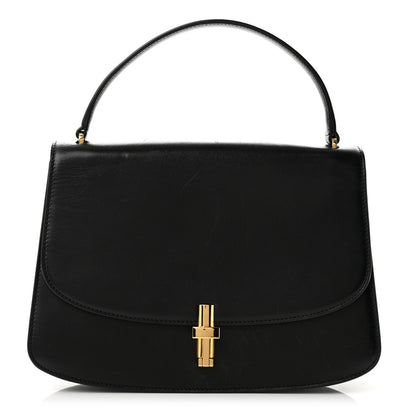 The Row Sleek Calfskin The Sofia 10 Top Handle  Black 1 of 14