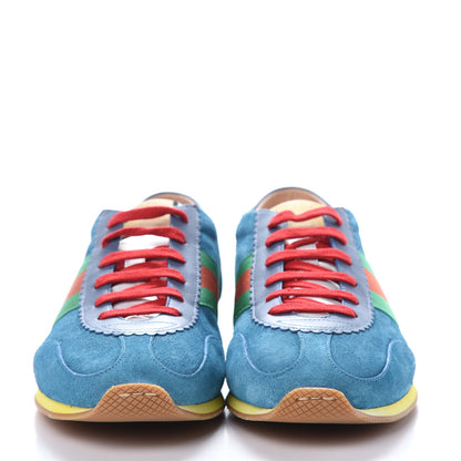 Gucci Suede Web Mens Rocket Sneakers 9.5 Bright Splash Thunder 2 of 9