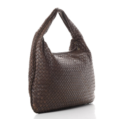 Bottega Veneta Nappa Intrecciato Large Veneta Hobo Ebano 3 of 13