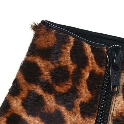 Christian Louboutin Pony Hair Tounoir Ankle Boots 36 Leopard 10 of 11