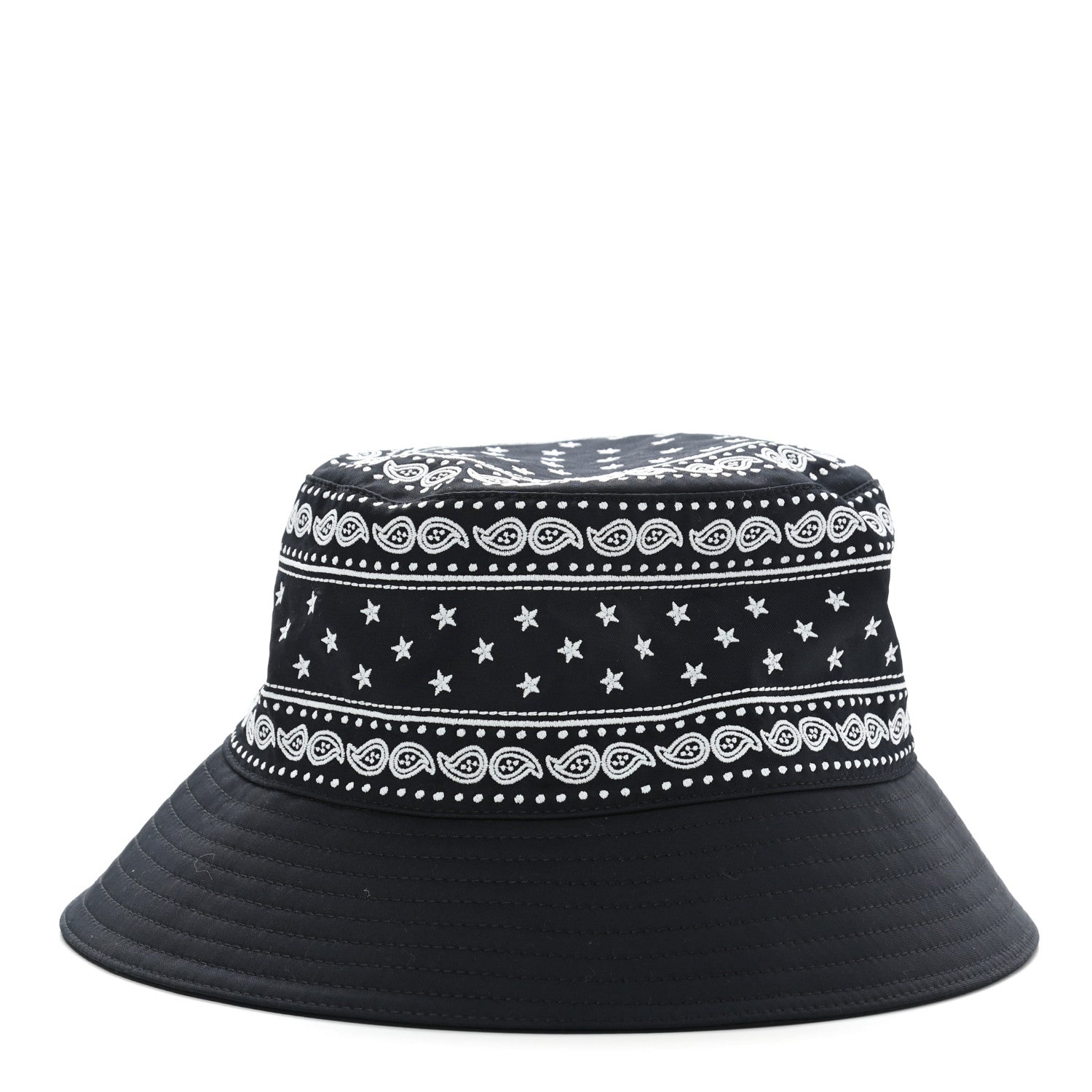 Hermes Technical Gabardine Balade Bandana Bucket Hat 58 Marine 1 of 8
