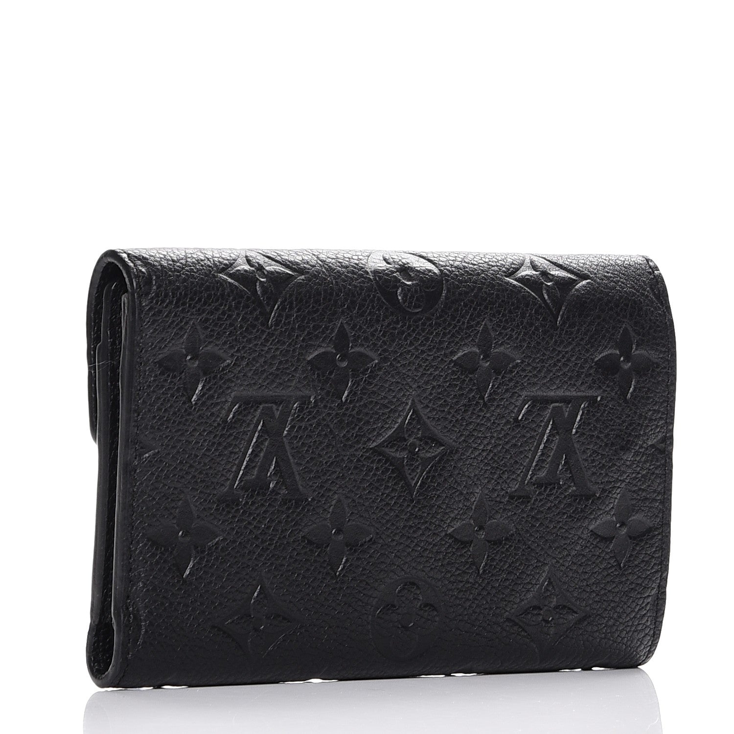 Louis Vuitton Empreinte Compact Curieuse Wallet Black 3 of 7