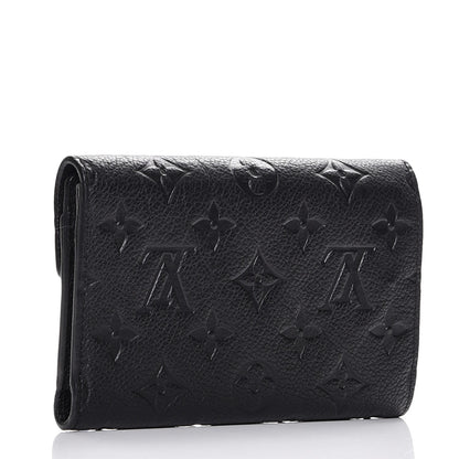 Louis Vuitton Empreinte Compact Curieuse Wallet Black 3 of 7