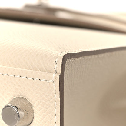 Hermes Epsom Kelly Sellier 25 Craie 9 of 12