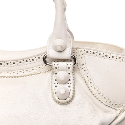 Balenciaga Agneau Giant Brogues Hardware City White Light 16 of 18