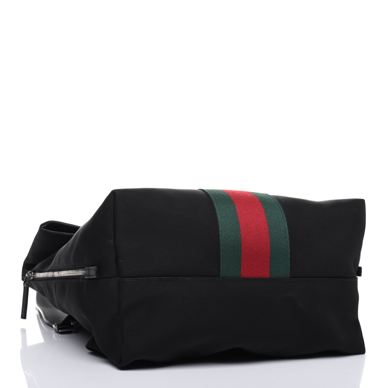 Gucci Techno Canvas Web Single Buckle Backpack Black 3 of 19