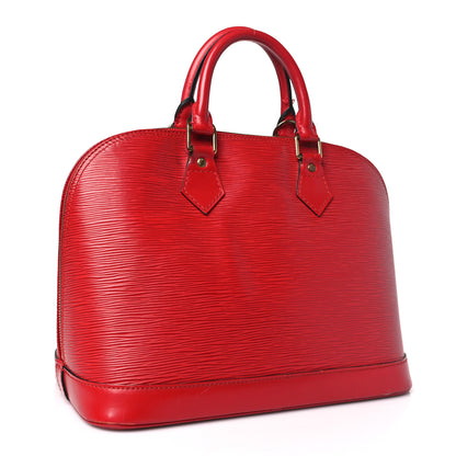 Louis Vuitton Epi Alma PM Castillan Red 3 of 9