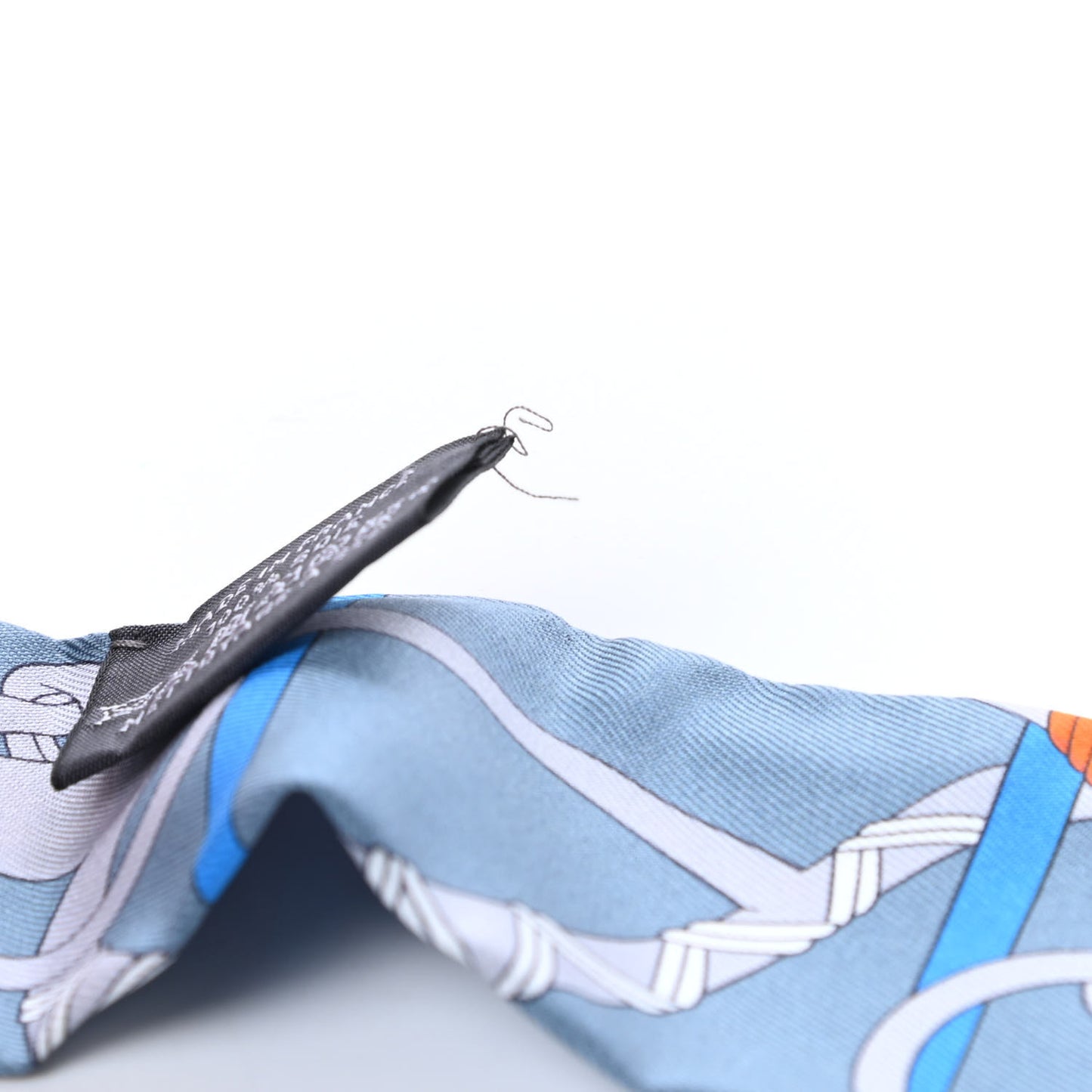 Silk Panoplie Equestre Twilly Gris Ciel Orange