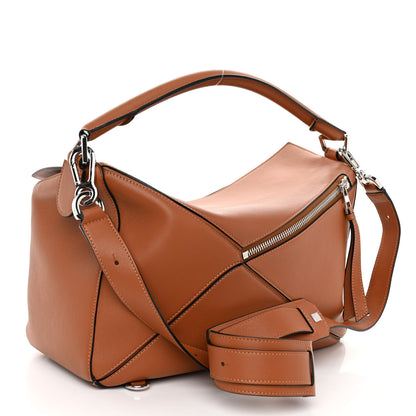 Loewe Calfskin Large Puzzle Bag Tan 3 of 9