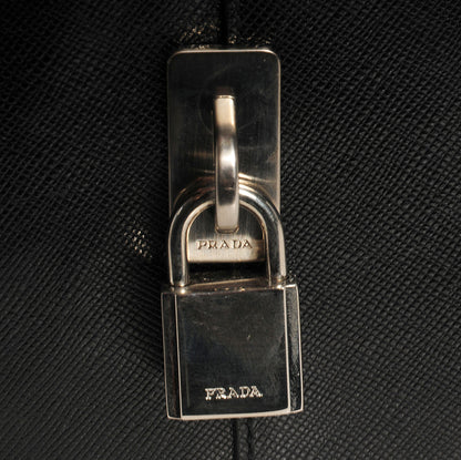 Prada Saffiano Travel Bag Nero Black 9 of 10