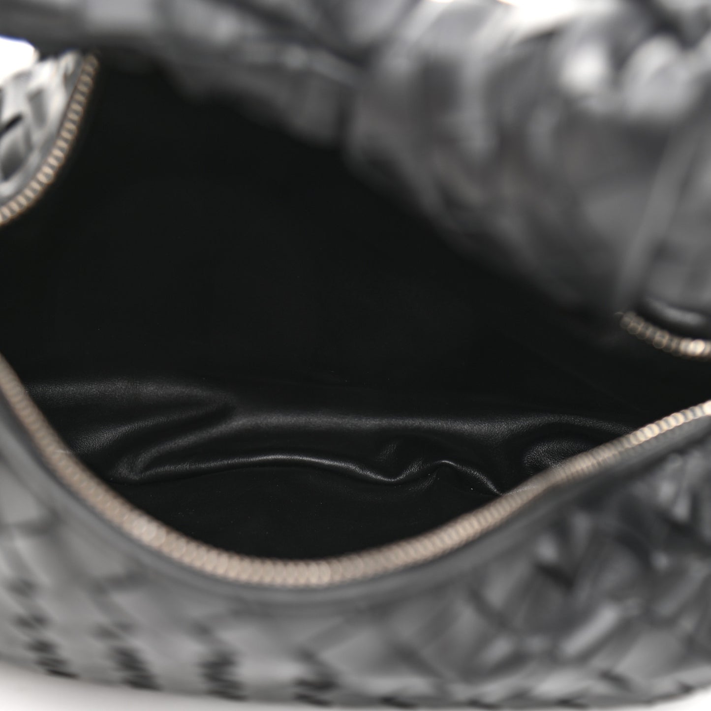 Nappa Intrecciato Teen Jodie Hobo Black