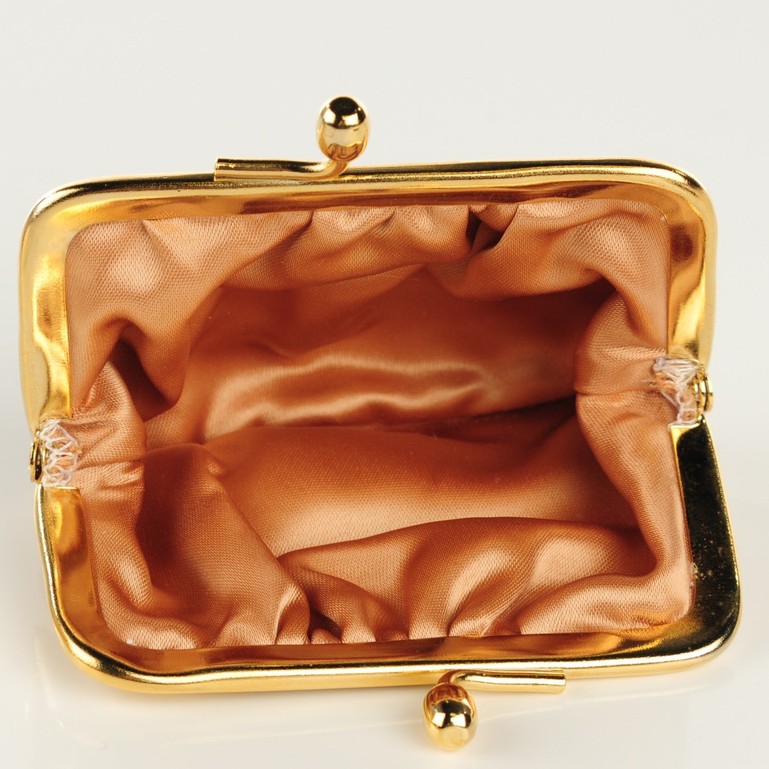 Judith Leiber Swarovski Crystal Minaudiere Clutch Gold 8 of 10