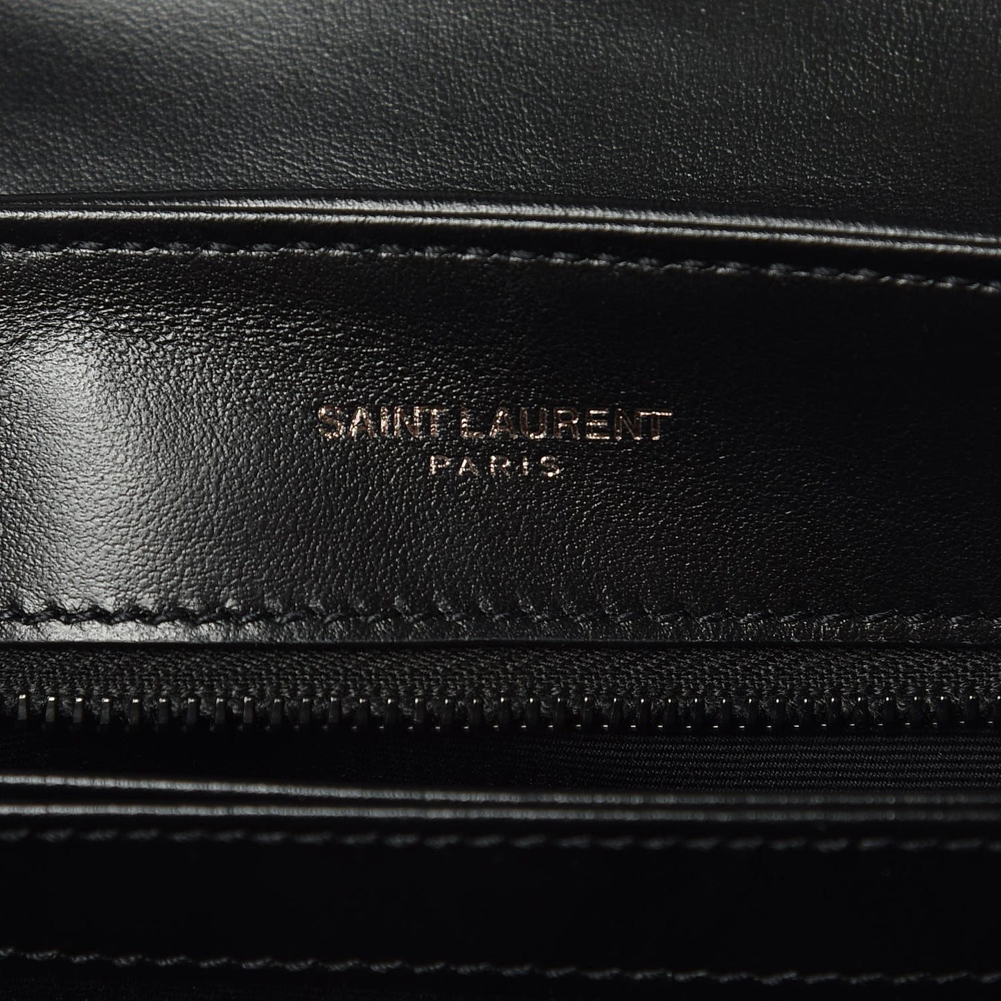 Calfskin Y Quilted Monogram Toy Loulou Crossbody Bag Black