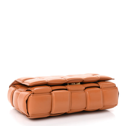 Bottega Veneta Lambskin Maxi Intreccio Padded Chain Cassette Crossbody Bag Clay 3 of 4
