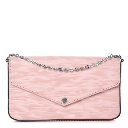 Louis Vuitton Epi Pochette Felicie Rose Ballerine 1 of 11