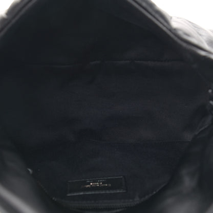 Saint Laurent Lambskin Quilted Small Loulou Puffer Monogram Chain Satchel Black 5 of 10