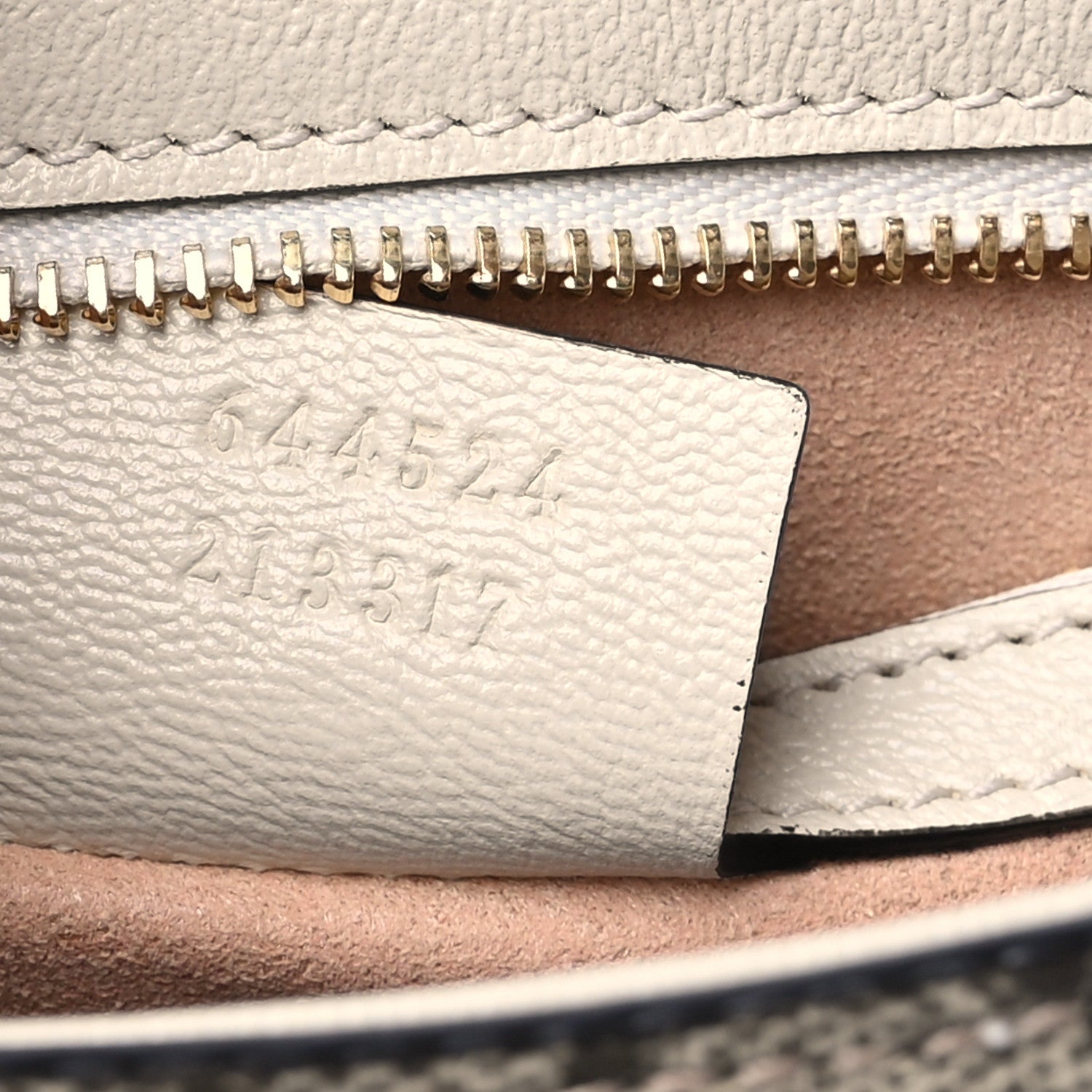 Gucci GG Supreme Monogram Calfskin Small Padlock Messenger Shoulder Bag Beige Mystic White Sun Oil 7 of 7