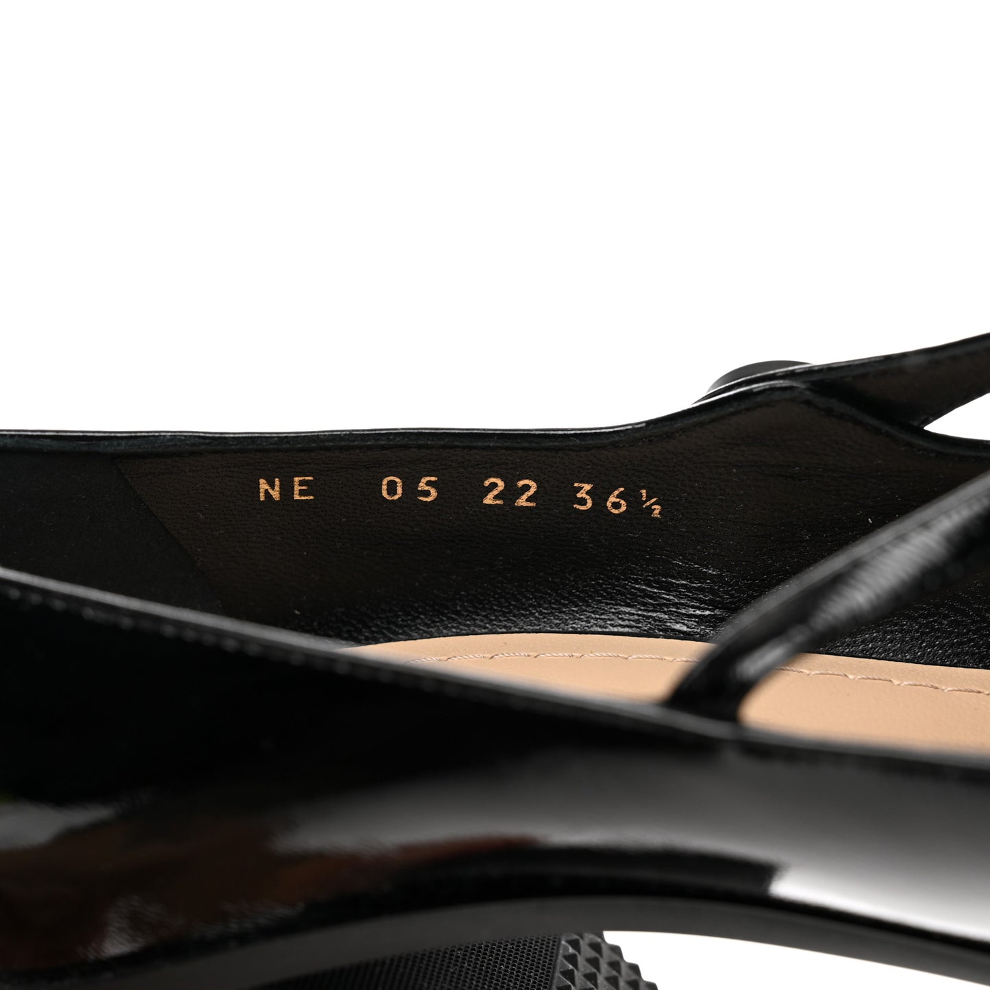 Patent Mary Jane Pumps 36.5 Black