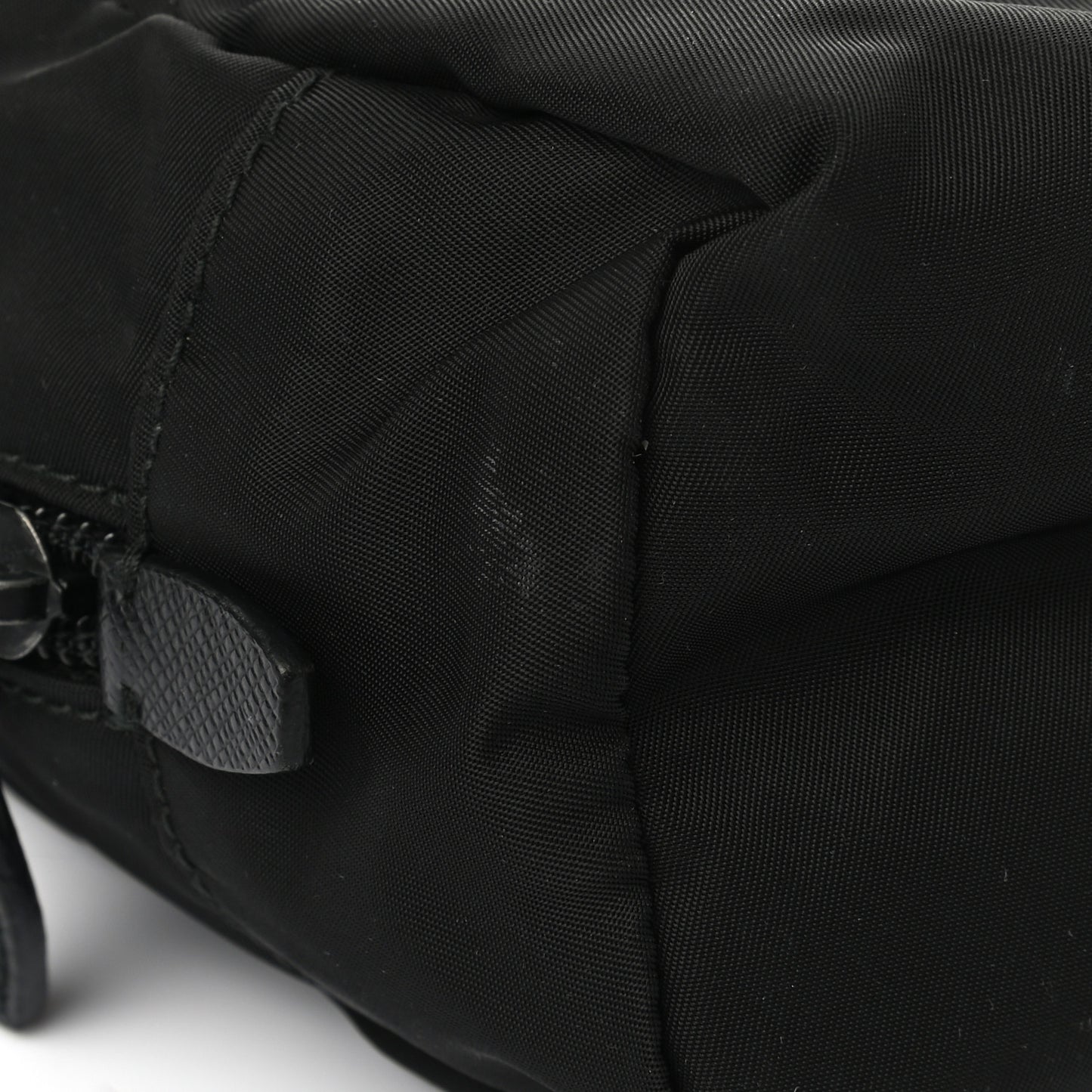 Nylon Cosmetic Pouch Black
