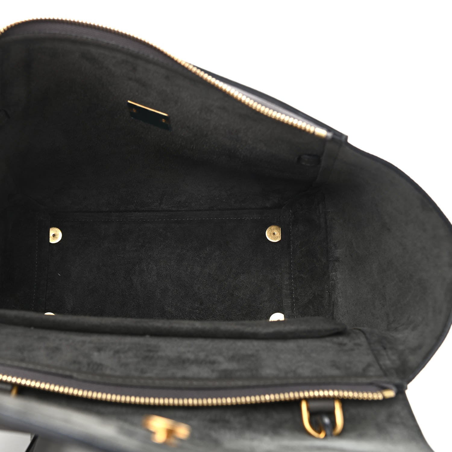 Celine Grained Calfskin Mini Belt Bag Grey 5 of 9
