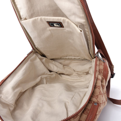 Gucci X MLB GG Monogram LA Dodgers Large Backpack Beige Ruggine Ivory 5 of 10